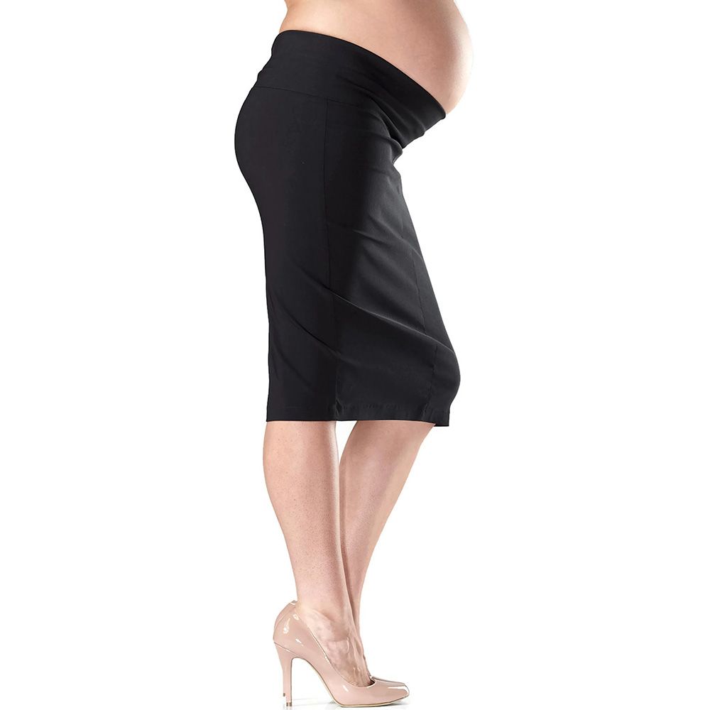 Mums & Bumps - Soon Flora Fold Pencil Maternity Skirt