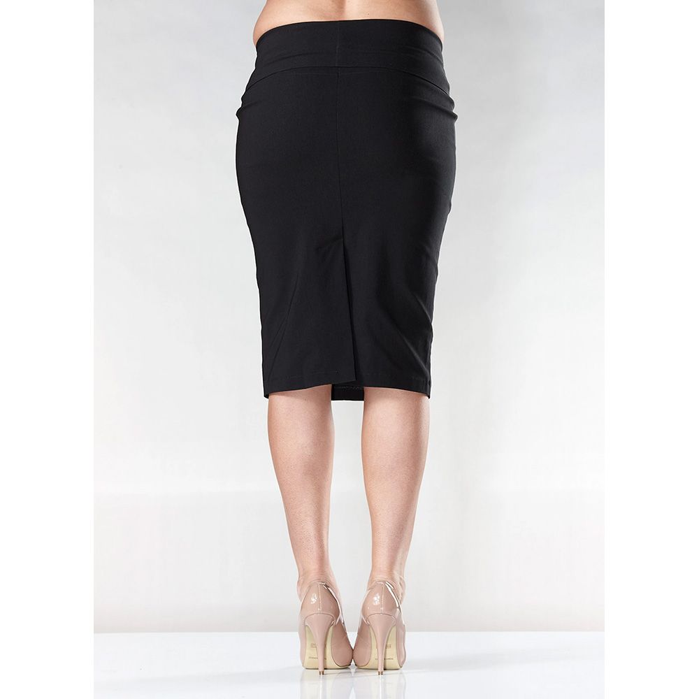 Mums & Bumps - Soon Flora Fold Pencil Maternity Skirt