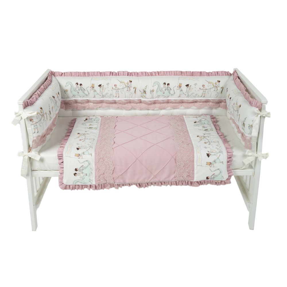 Monnet Baby - Pink Lace Magic Parade Newborn Bedding Set