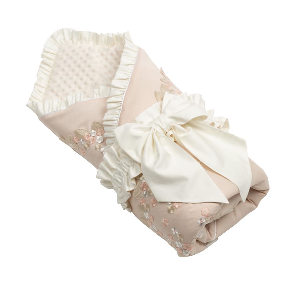 Monnet Baby - Cream Daisies Newborn Bedding Set