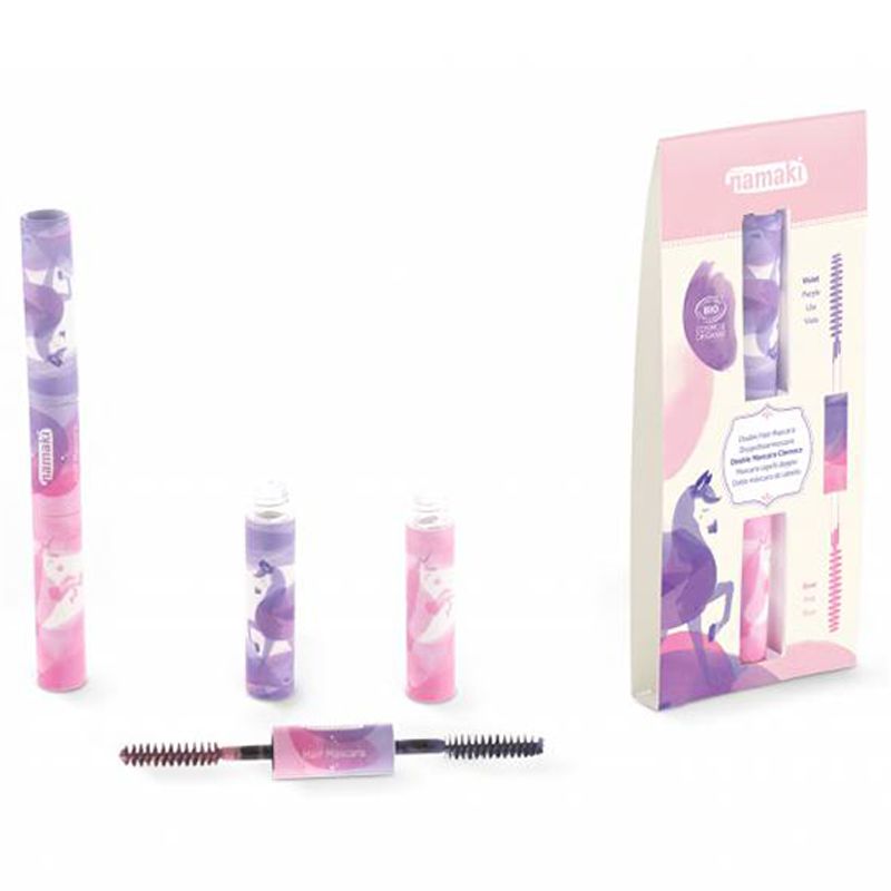 Namaki - Organic Hair Mascara Double Tip - Pink/Purple