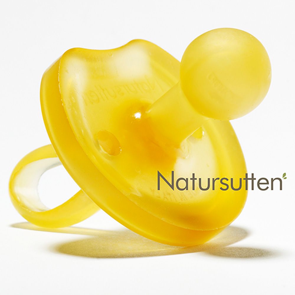 Natural Rubber Round Pacifier - Butterfly Shape