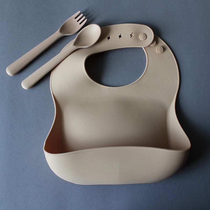 Cink - Soft Silicone Bib - Fog