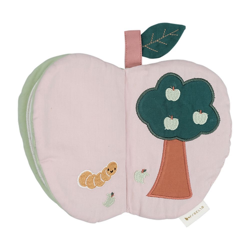 Fabelab - Organic Cotton Soft Baby Book - Green Apple