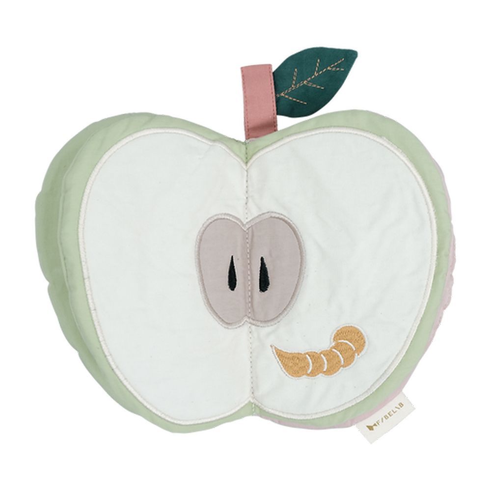 Fabelab - Organic Cotton Soft Baby Book - Green Apple