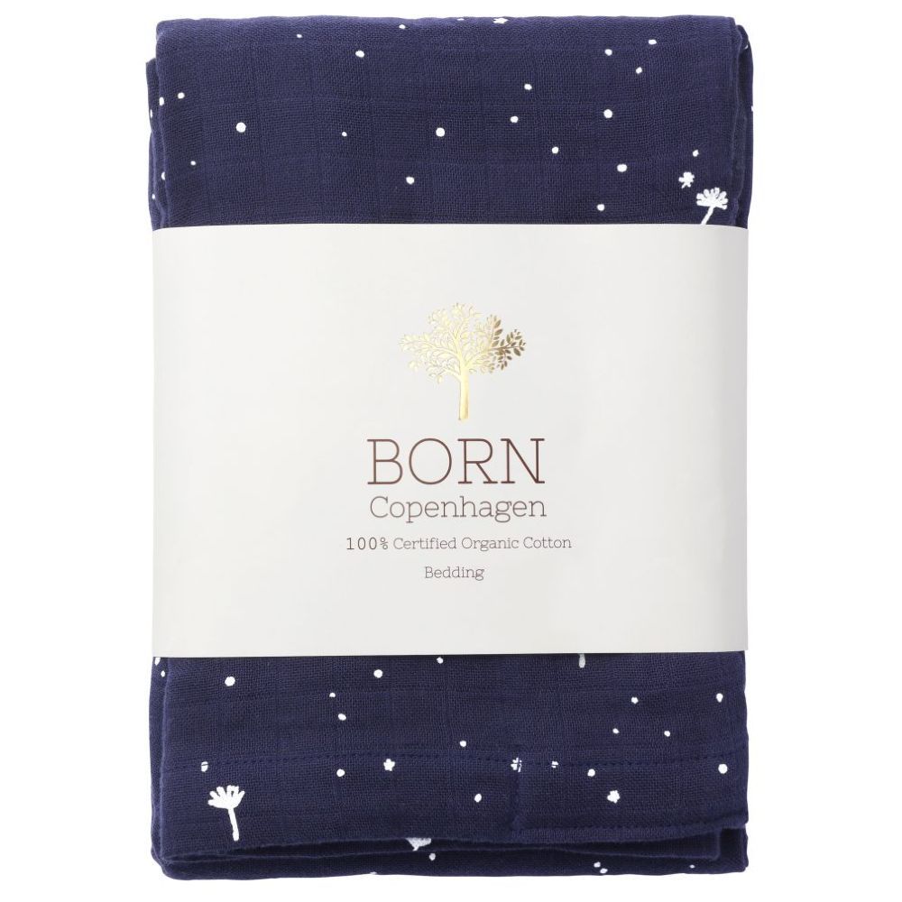 Born Copenhagen - Organic Muslin Baby Bedding - Night Sky