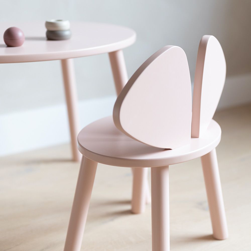 Nofred - Mouse Chair & Table Set - Rosa