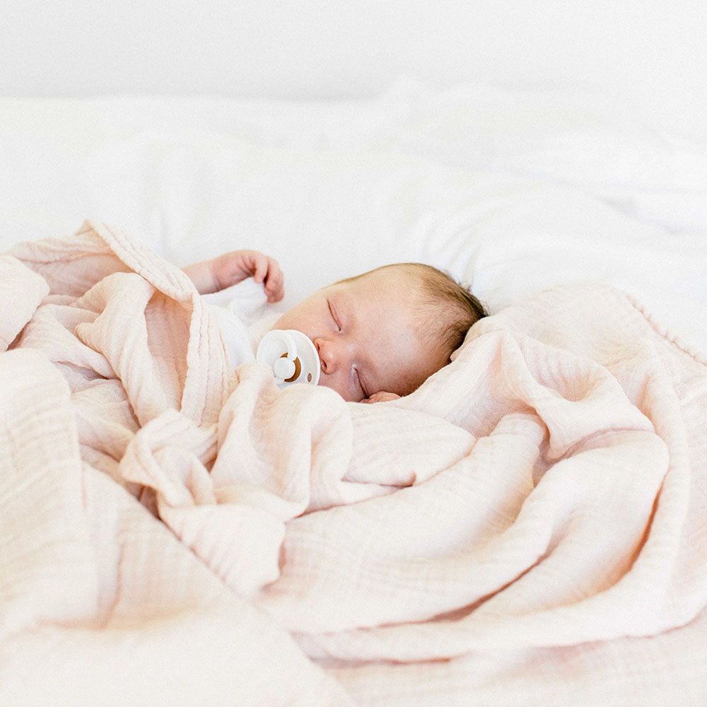 Petit Stellou - Nooshi Organic Cotton Blanket - Blush