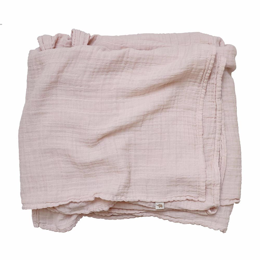 Petit Stellou - Nooshi Organic Cotton Blanket - Blush