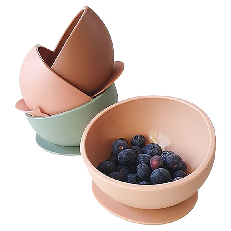 Dove And Dovelet - Silicone Suction Bowl & Spoon - Rhino