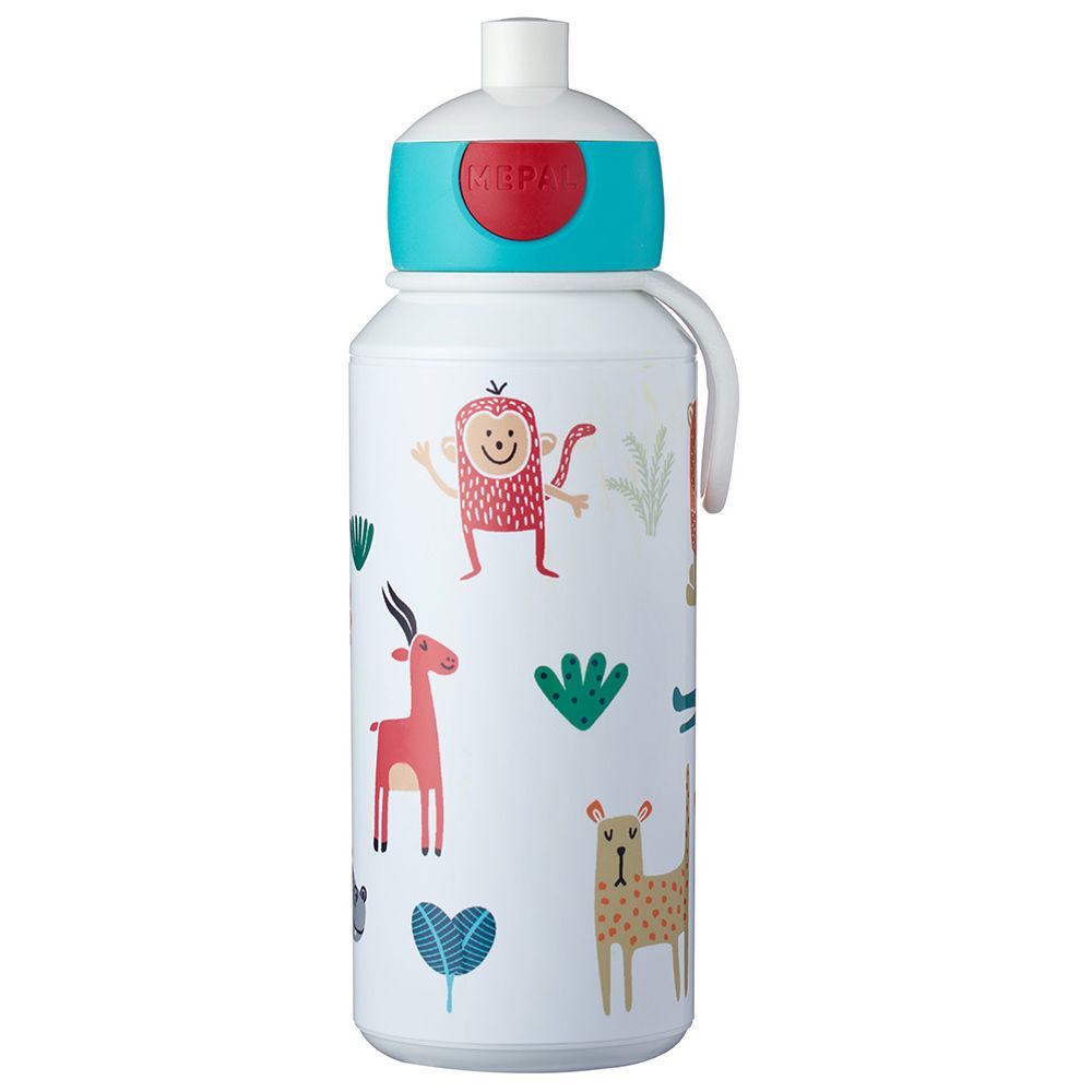 Mepal - Pop-Up Campus Drinking Bottle 400 ml - Animal Friends