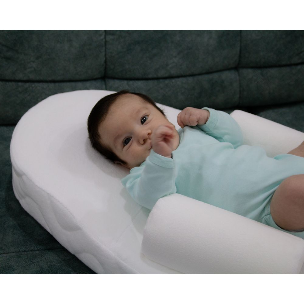 Babyjem - Anti Colic Sleeping Pillow W/ Cherry Seed - White