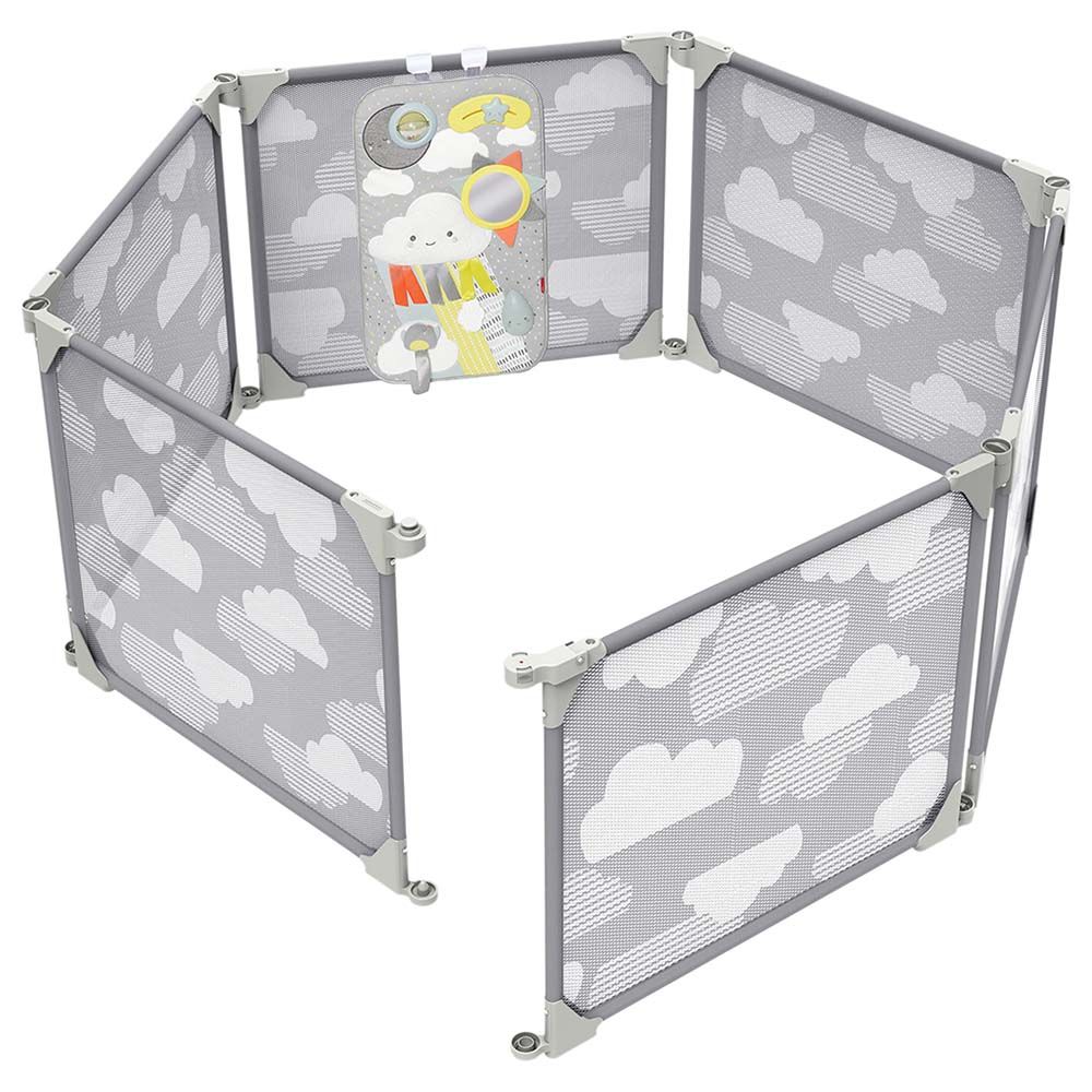 SkipHop - Playview Expandable Enclosure - Grey Clouds