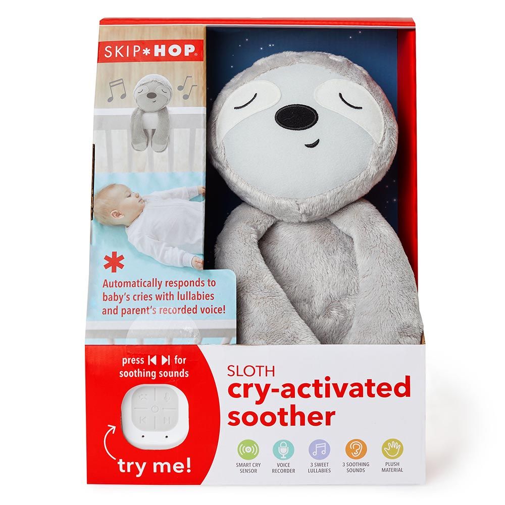 SkipHop - Cry Activated Soother - Grey