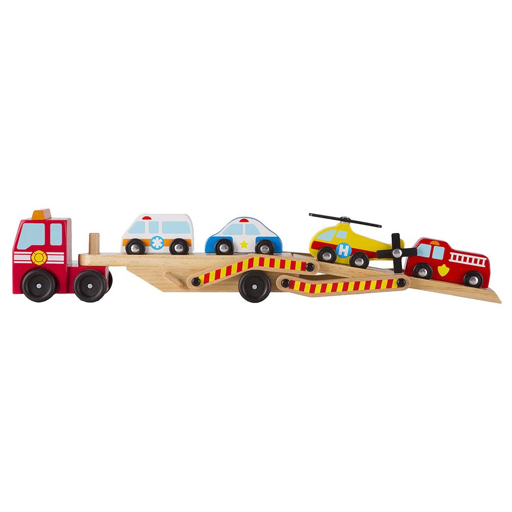 Melissa & Doug - Emergency Vehicle Carrier