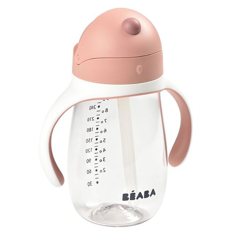 Beaba - Straw Cup - Old Pink - 300 ml