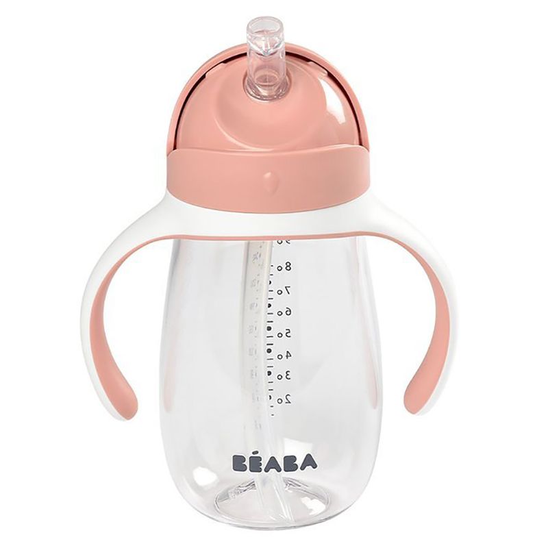 Beaba - Straw Cup - Old Pink - 300 ml