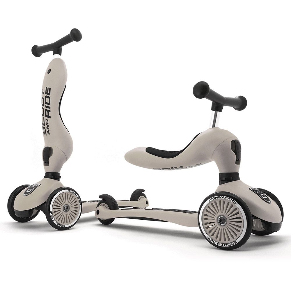 Scoot & Ride - Highwaykick 1 - 2-in-1 Scooter - Ash