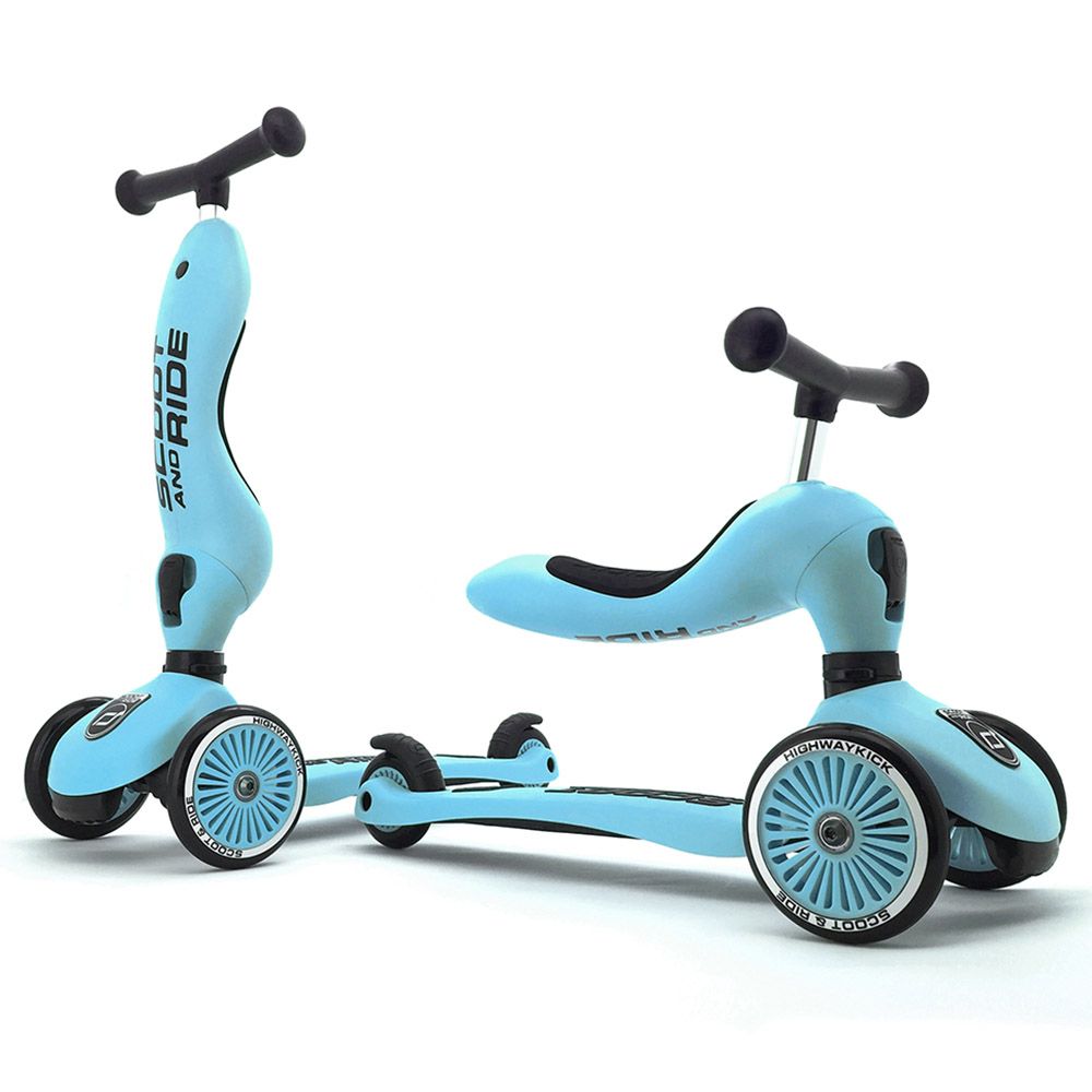 Scoot & Ride - Highwaykick 1 - 2-in-1 Scooter - Blueberry