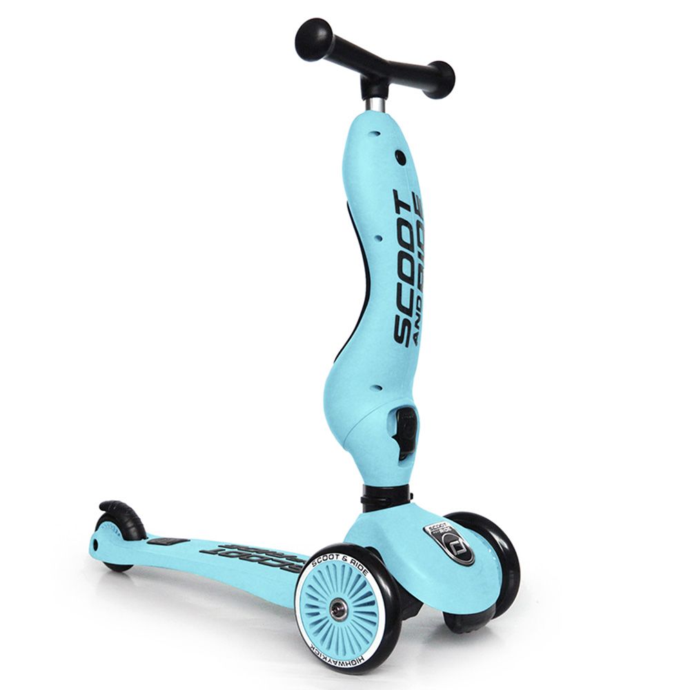 Scoot & Ride - Highwaykick 1 - 2-in-1 Scooter - Blueberry