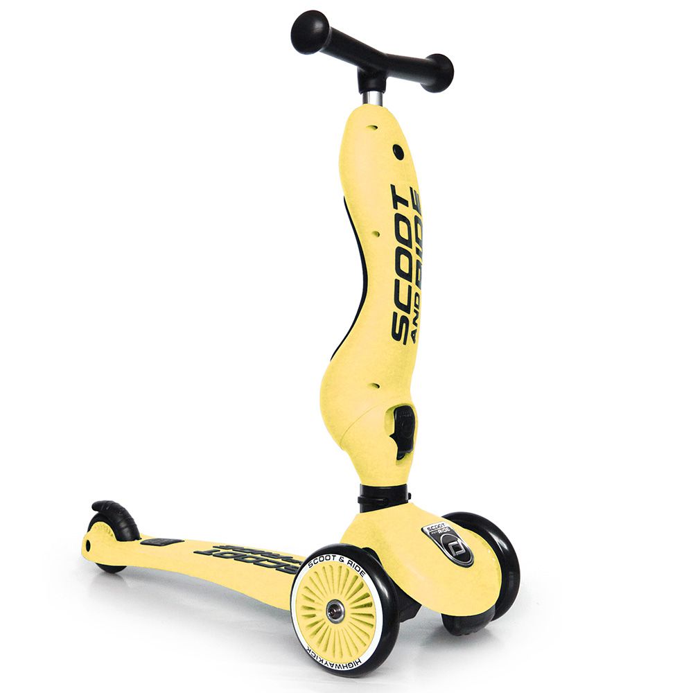 Scoot & Ride - 2-in-1 Scooter Highwaykick 1 - Lemon