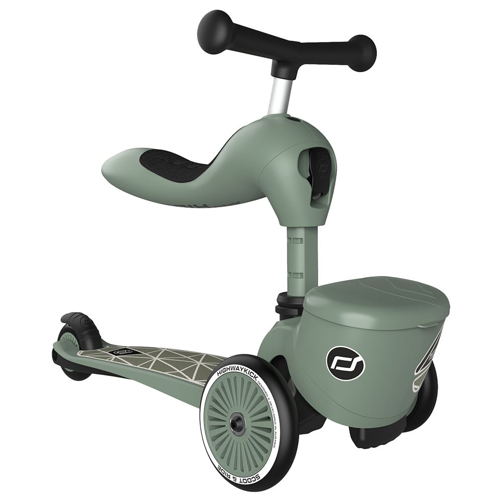 Scoot & Ride - Highwaykick 1 Lifestyle Scooter - Green Lines