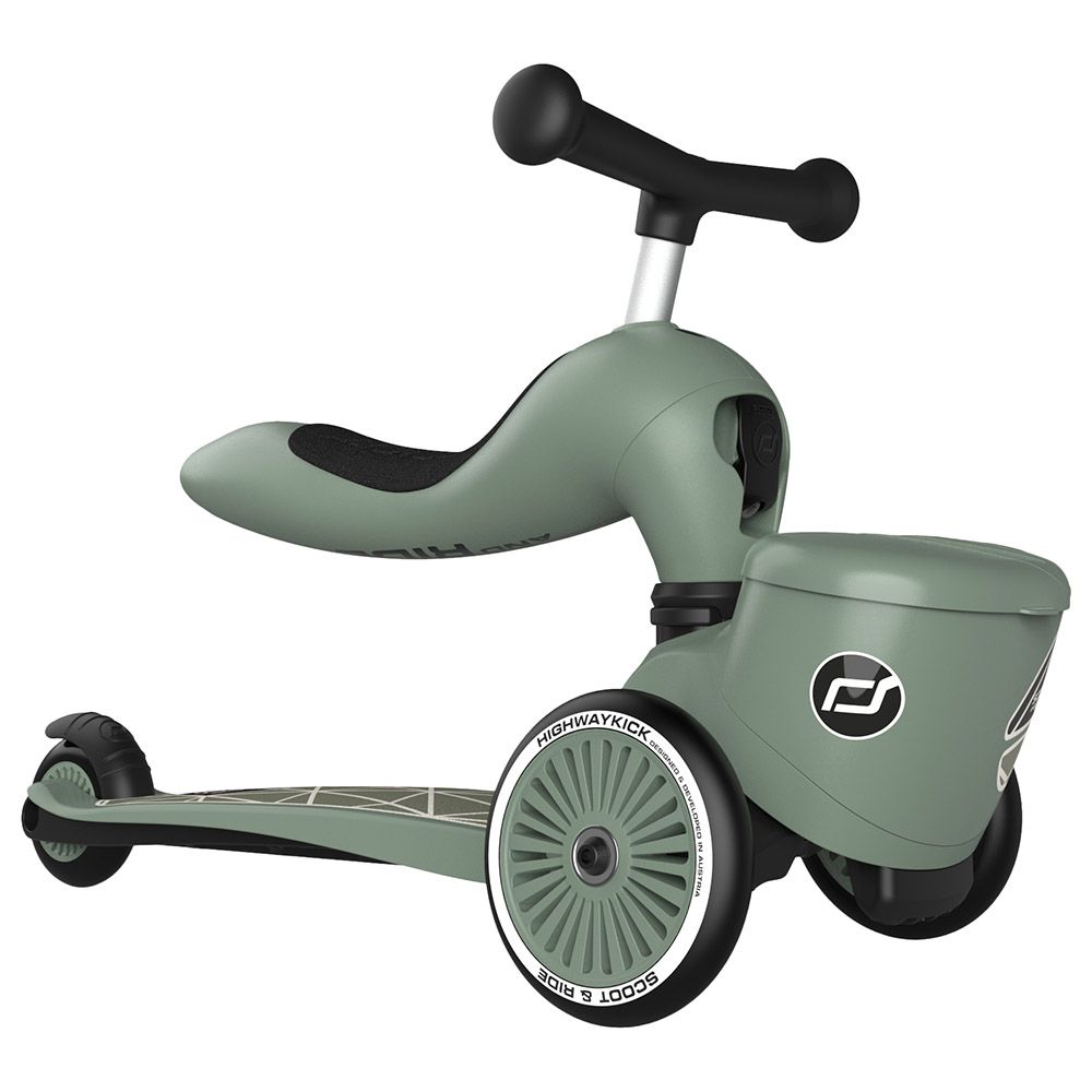 Scoot & Ride - Highwaykick 1 Lifestyle Scooter - Green Lines