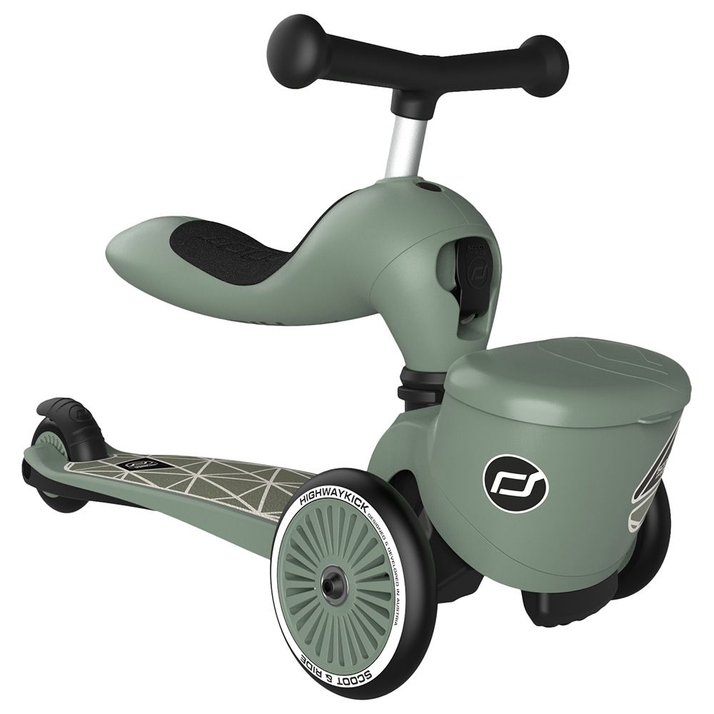 Scoot & Ride - Highwaykick 1 Lifestyle Scooter - Green Lines