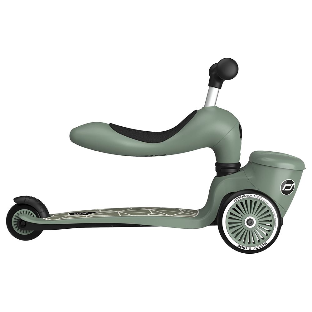 Scoot & Ride - Highwaykick 1 Lifestyle Scooter - Green Lines