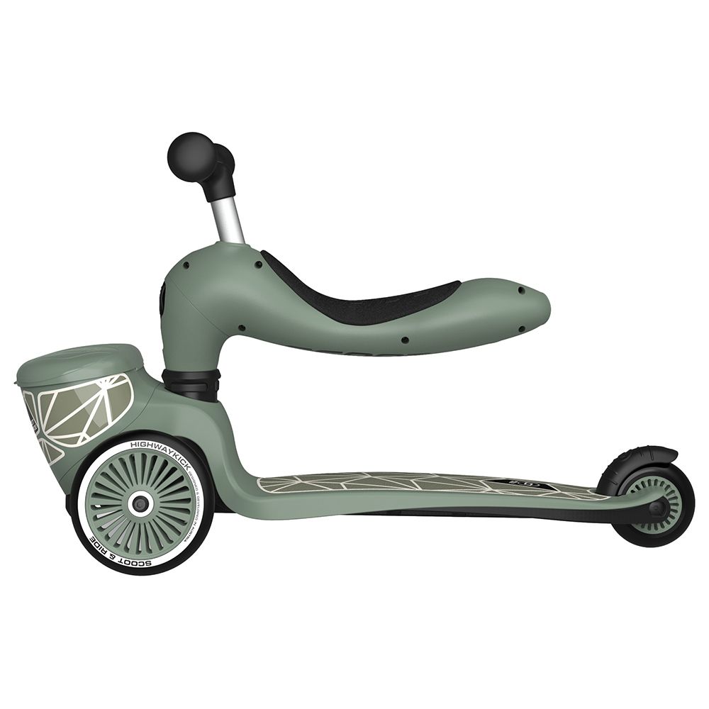 Scoot & Ride - Highwaykick 1 Lifestyle Scooter - Green Lines