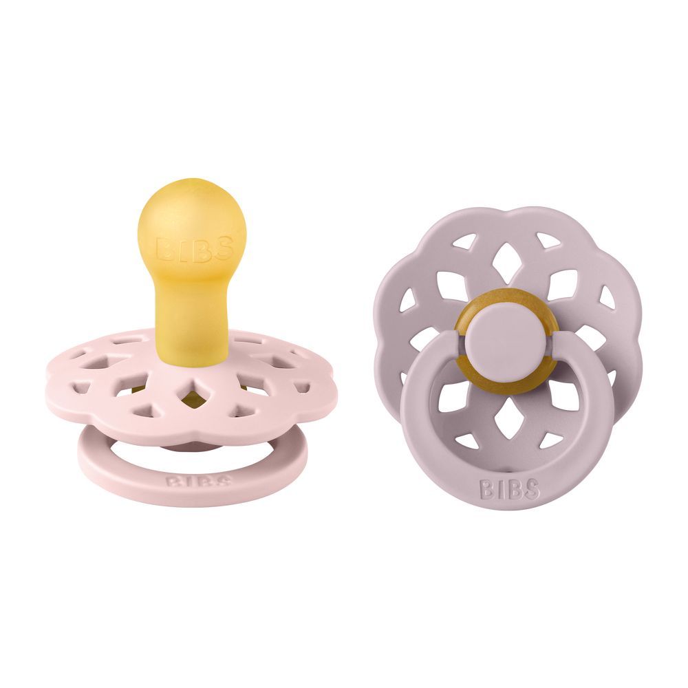 Bibs - Boheme S1 Pacifiers - Pack of 2 - Blossom/Dusky Lilac