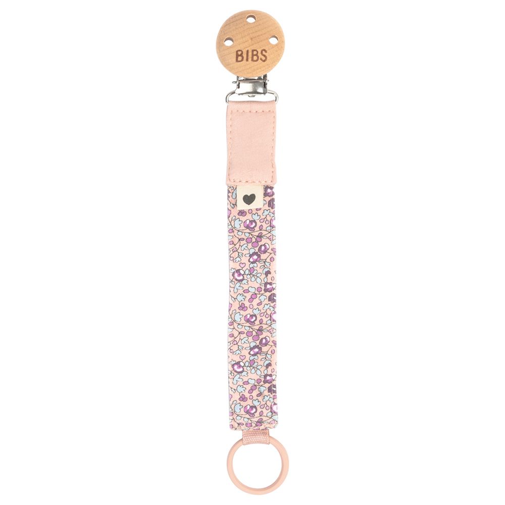 Bibs - Liberty Pacifier Clip Eloise - Blush