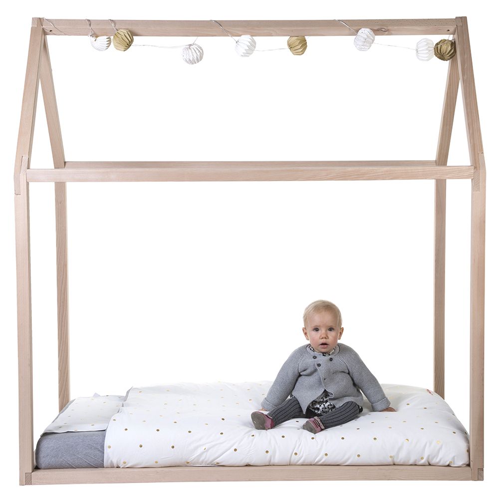 CHILDHOME - Bed Frame House 208x98x148 cm - Natural