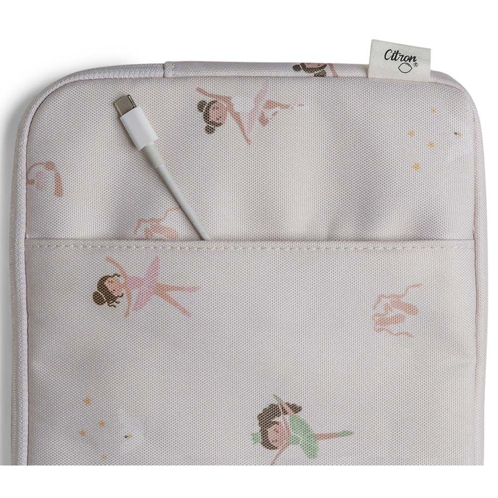 Citron - Protective Ipad Sleeve w/ Zipper - Ballerina