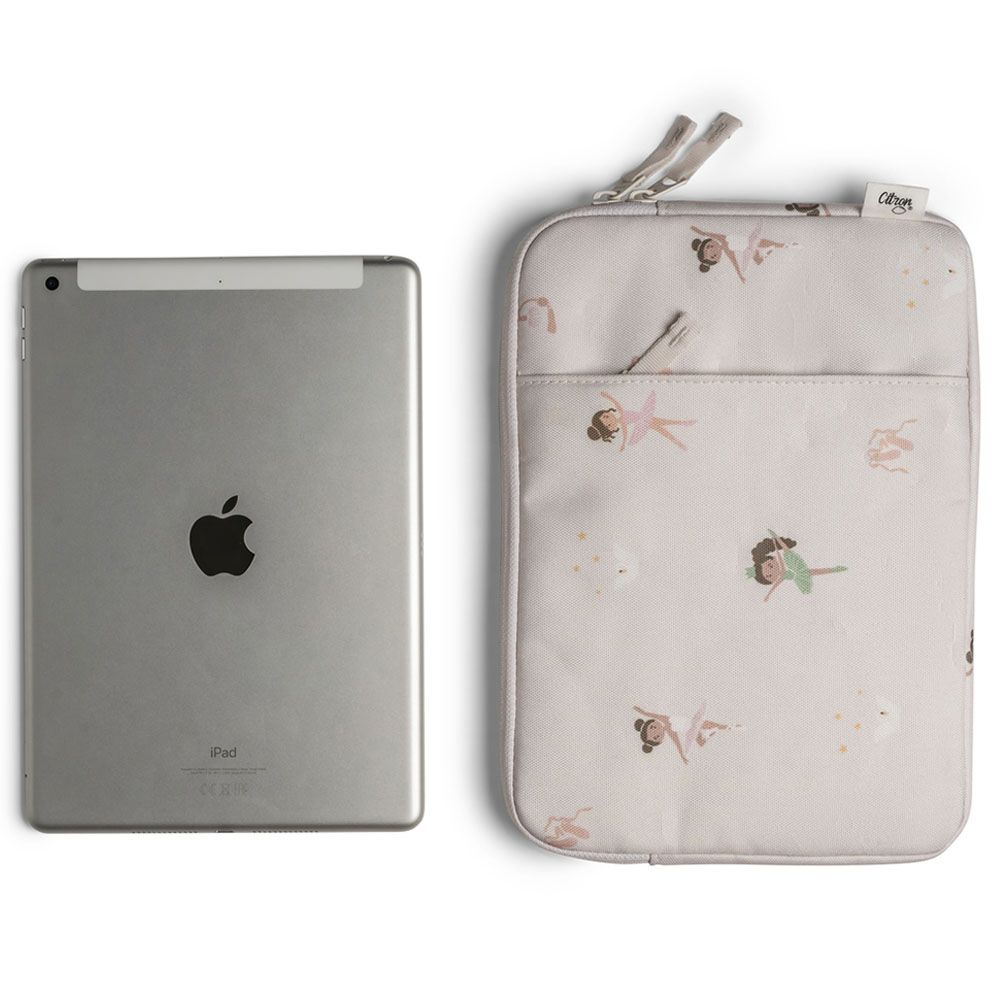 Citron - Protective Ipad Sleeve w/ Zipper - Ballerina