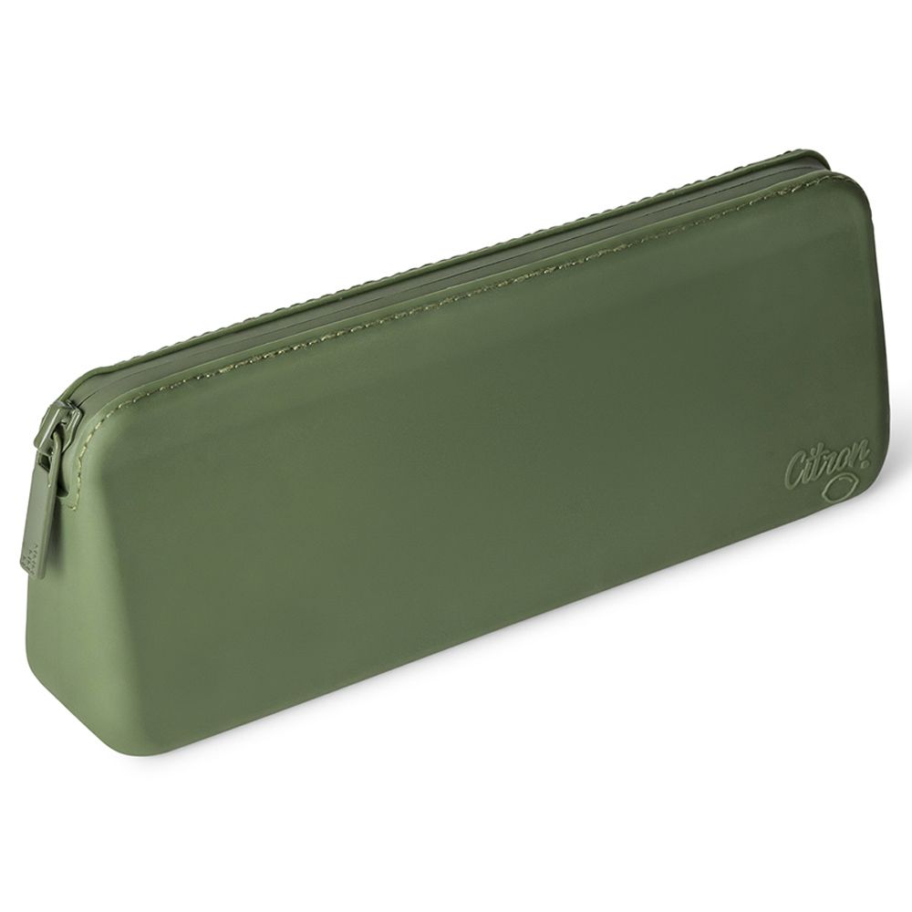 Citron - Silicone Cutlery Pouch - Green