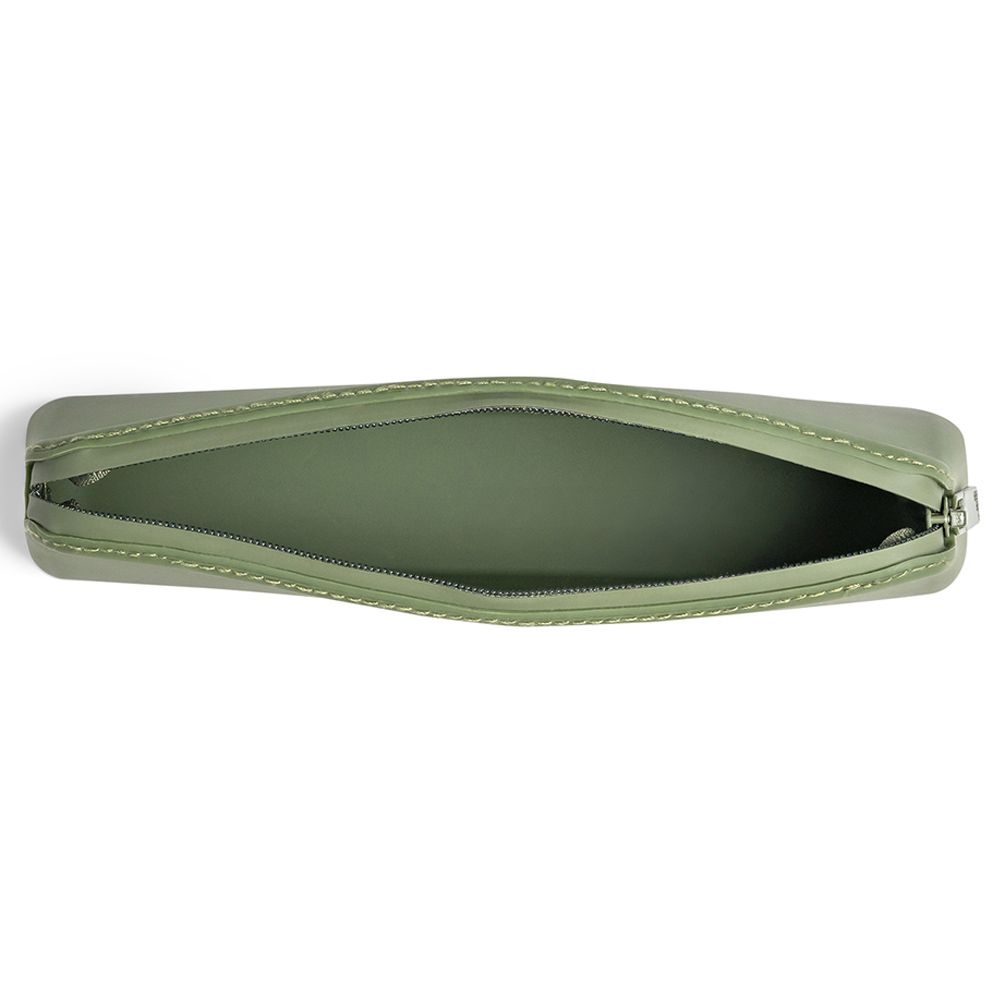 Citron - Silicone Cutlery Pouch - Green