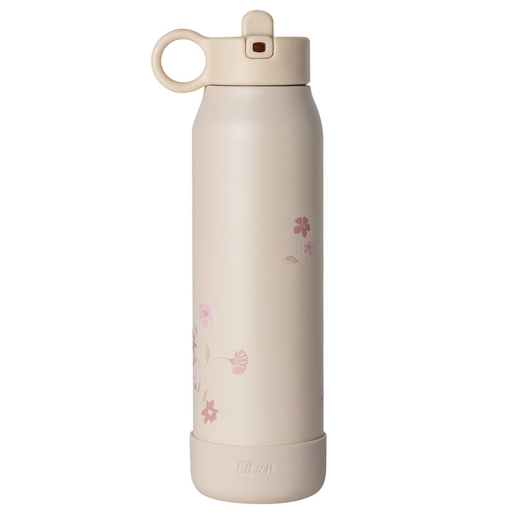 Citron - 2023 Stainless Steel Water Bottle - 350ml - Flower