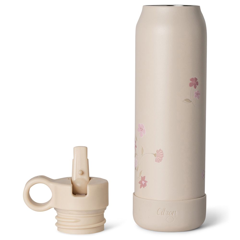 Citron - 2023 Stainless Steel Water Bottle - 350ml - Flower