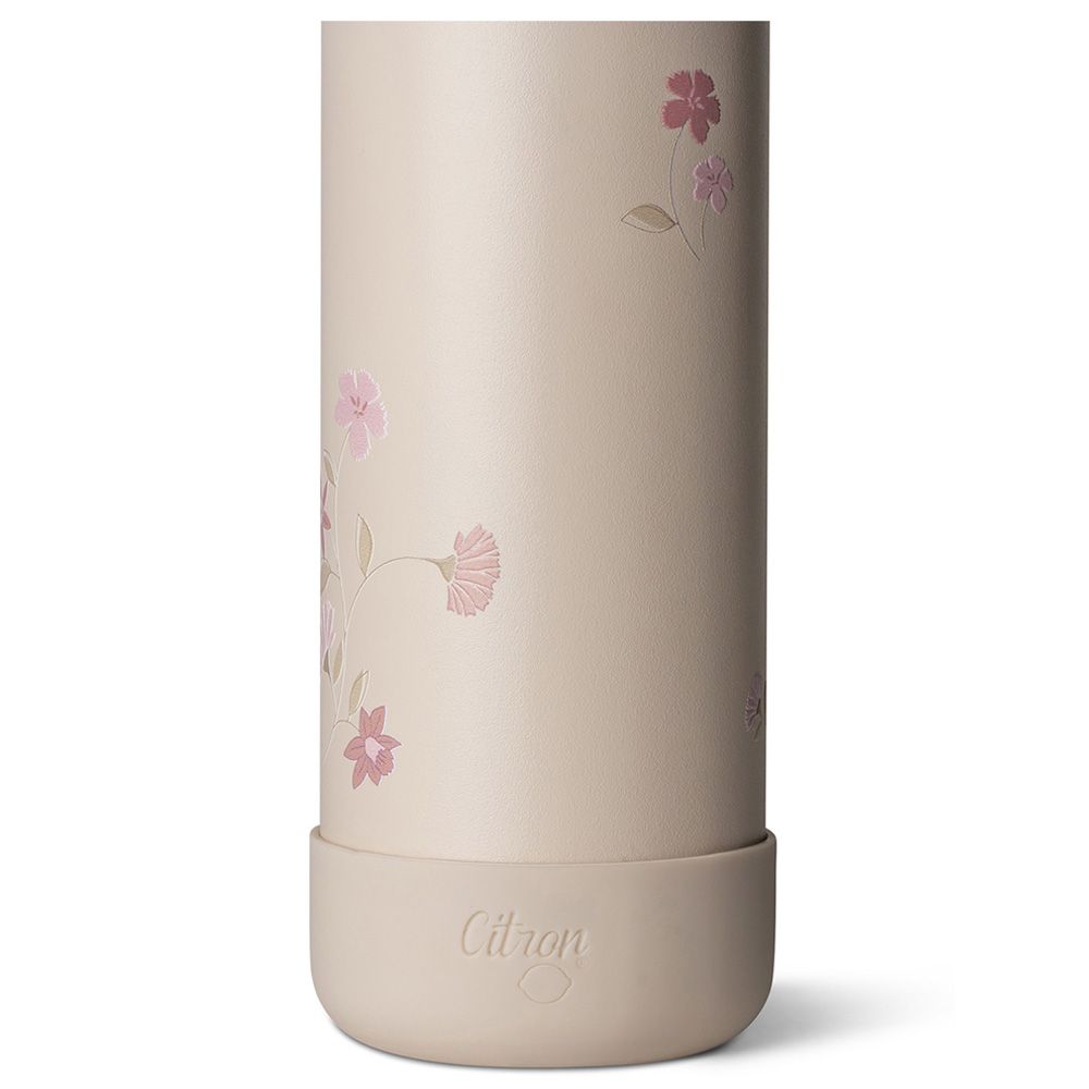 Citron - 2023 Stainless Steel Water Bottle - 350ml - Flower