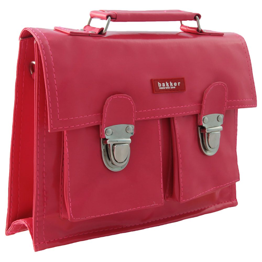 Bakker - Satchel Mini - Vinyl Fuchsia - 10 Inch