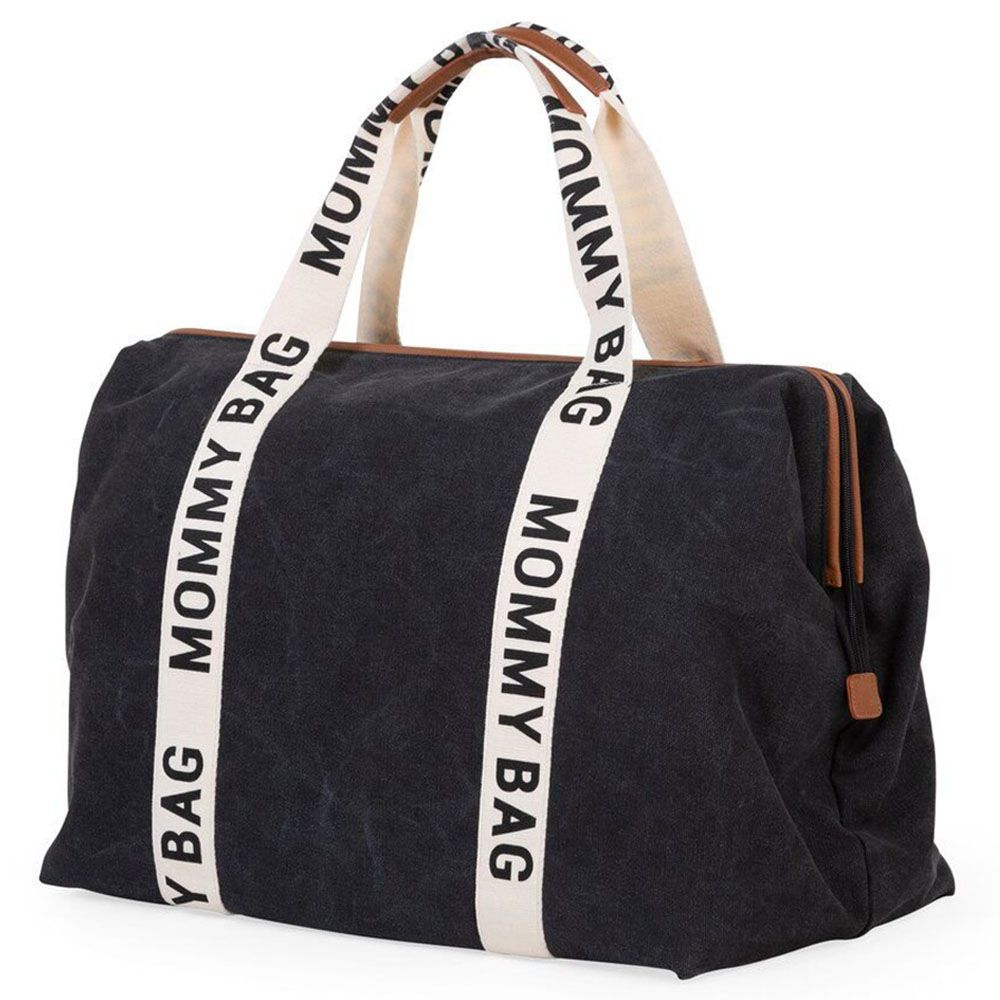 Childhome - Mommy Bag Signature Canvas - Black