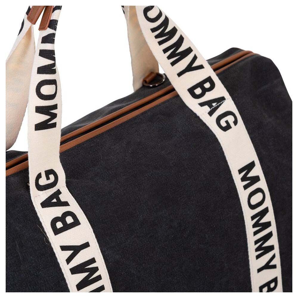 Childhome - Mommy Bag Signature Canvas - Black