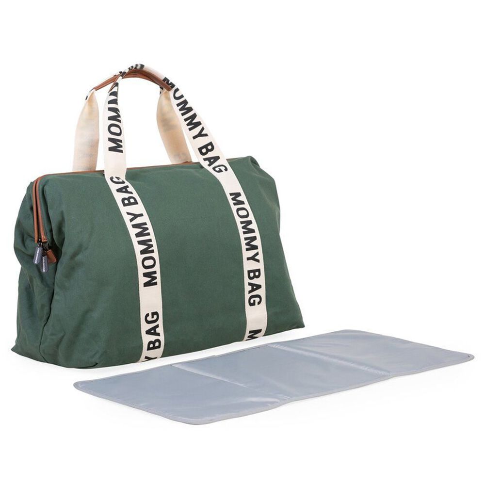 Childhome - Mommy Bag Signature Canvas - Green