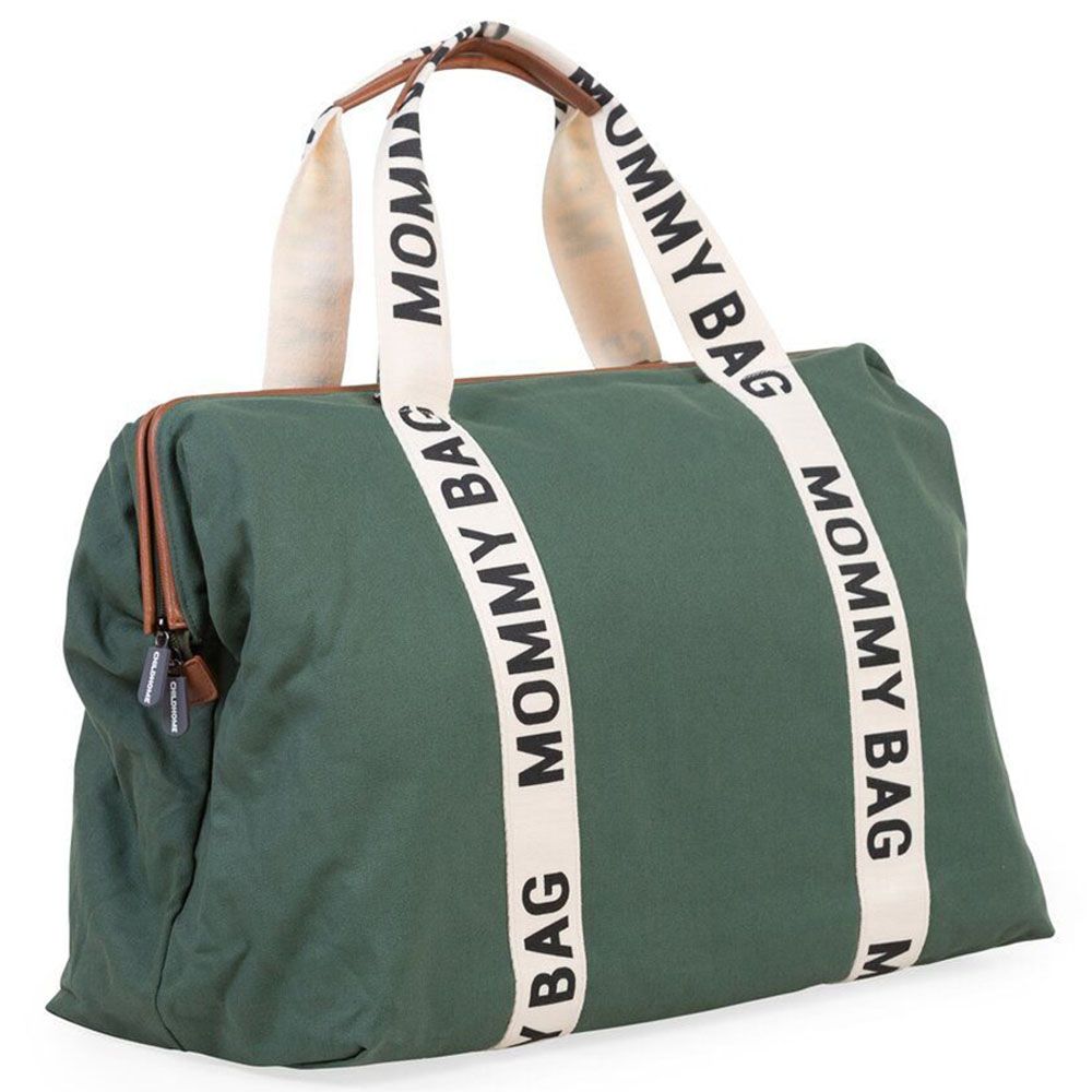 Childhome - Mommy Bag Signature Canvas - Green