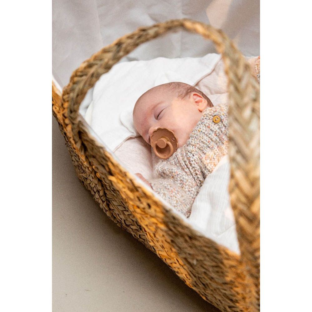 Childhome - Moses Basket w/ Mattress - Seagrass Natural