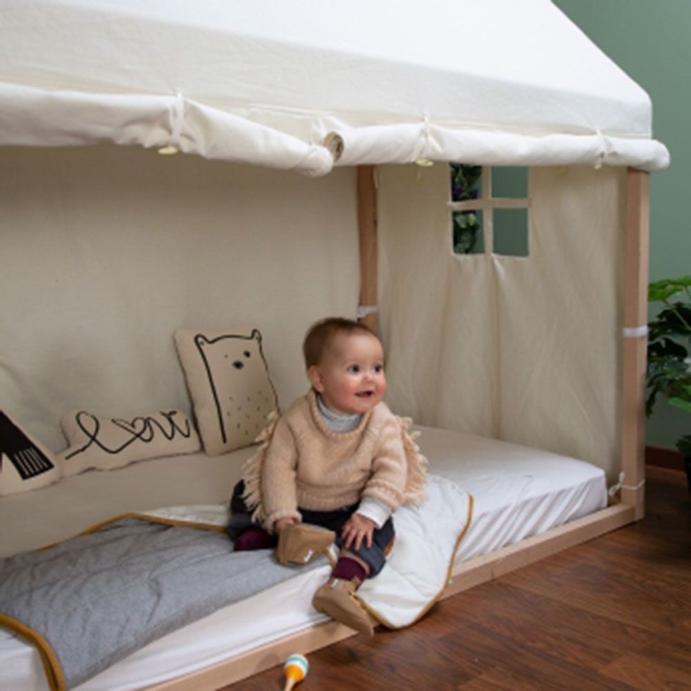 CHILDHOME - Tipi Bed Frame House Cover - White