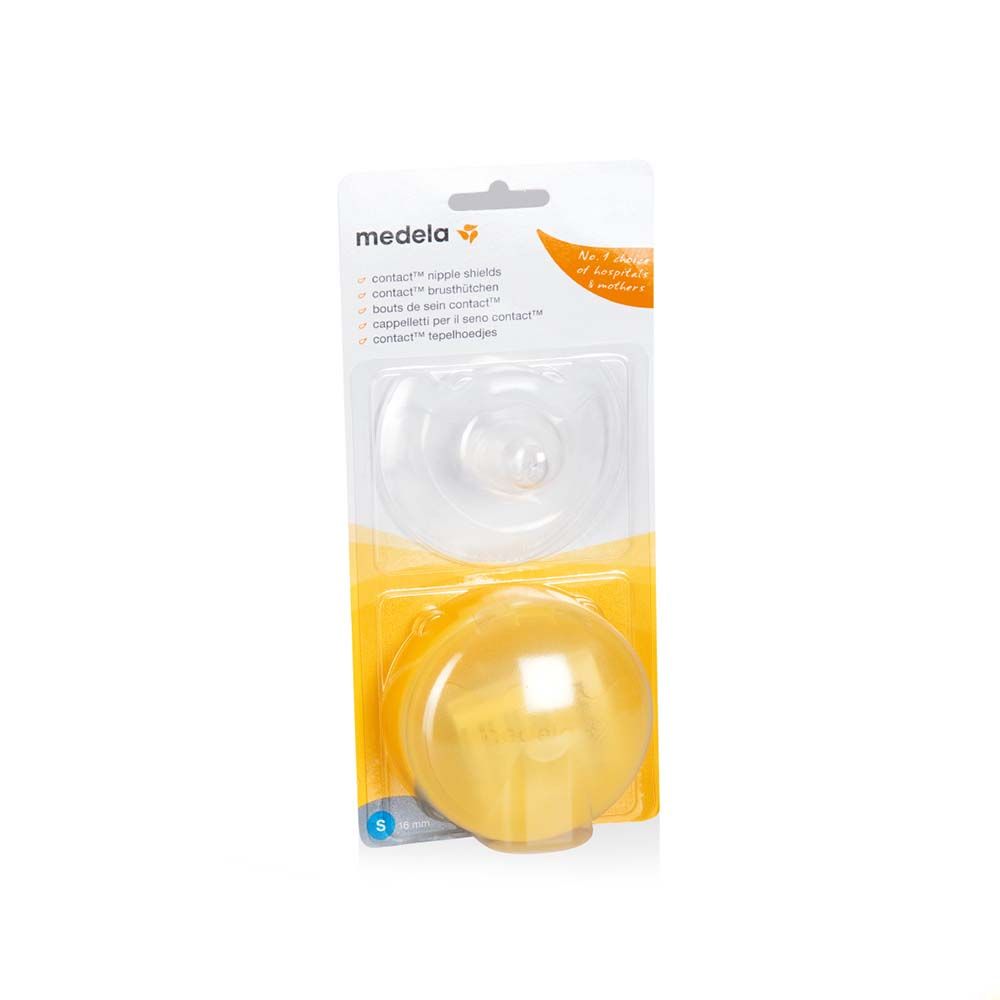 Medela - Contact Nipple Shields With Cover - S - 16mm - Pack of 2