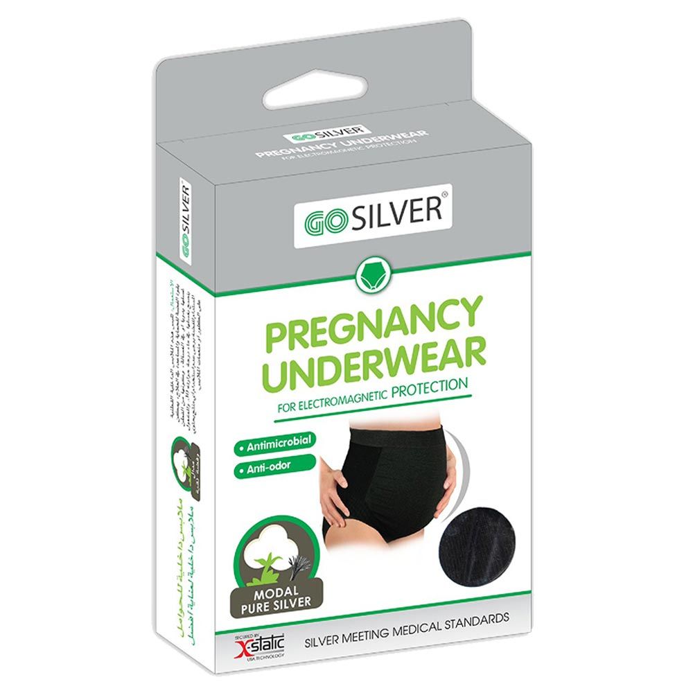 Go Silver - Pregnant Women Underwear - Black