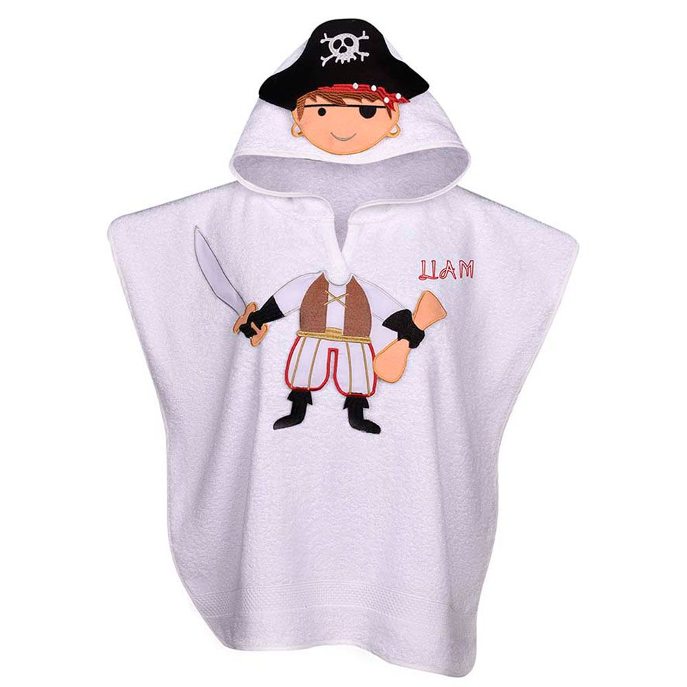 Creative Costumez - Kids Personalized Pirate Hooded Towel